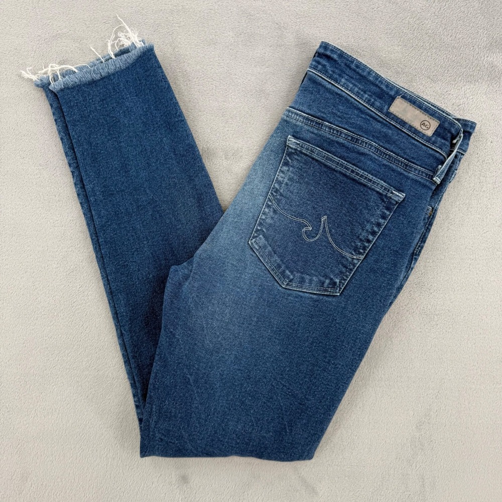 AG Adriano Goldschmied Farrah Skinny Ankle Jeans High Rise Blue Women's Sz 30R